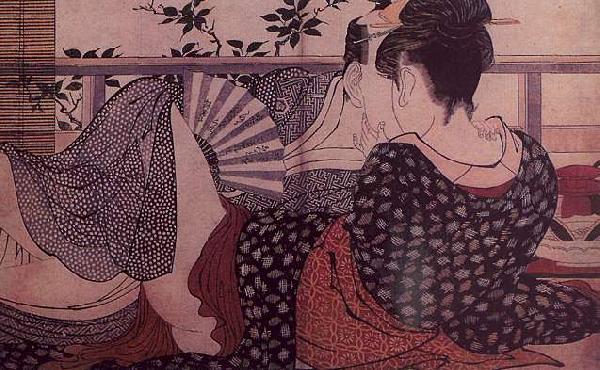 Kitagawa Utamaro Lovers oil painting picture